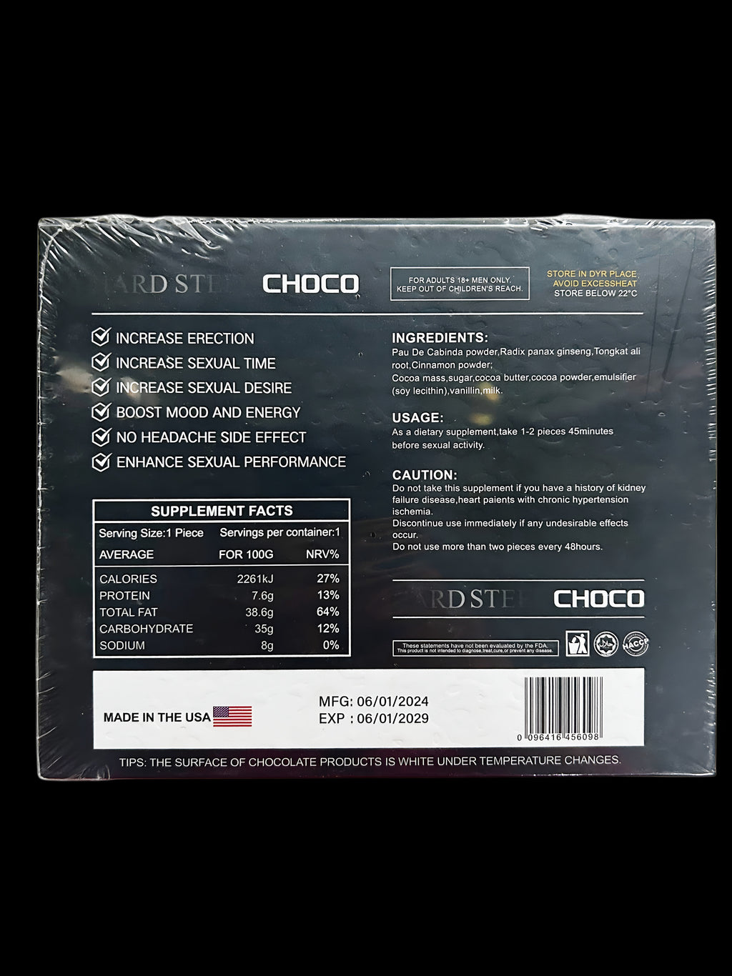 Hard Steel Chocolate (10g x 12)