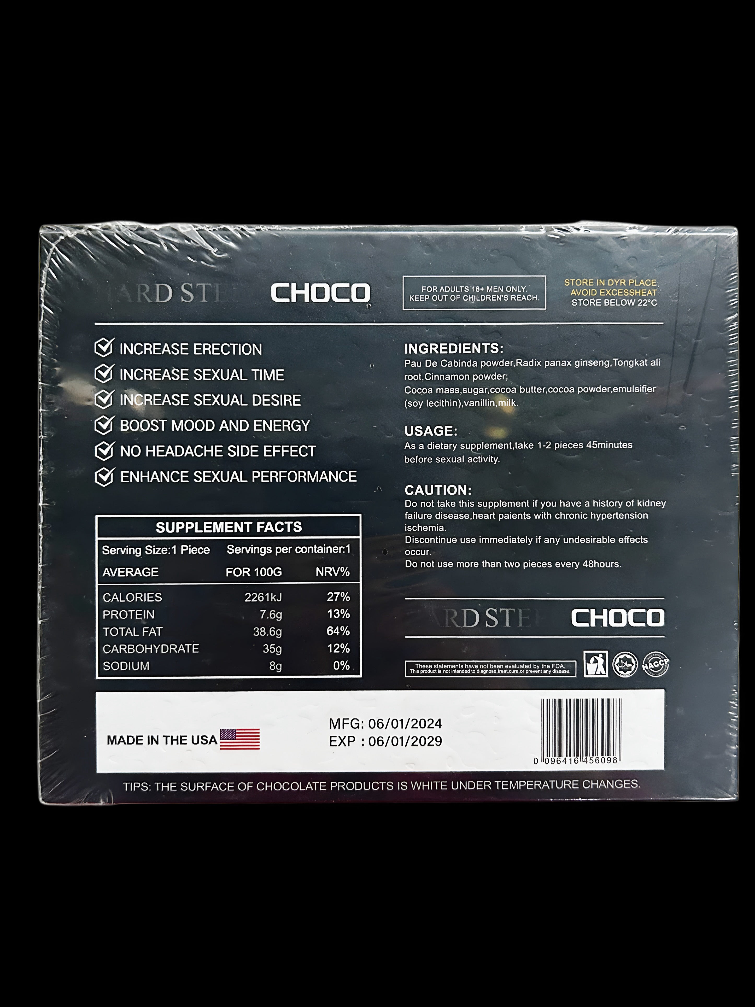 Hard Steel Chocolate (10g x 12)