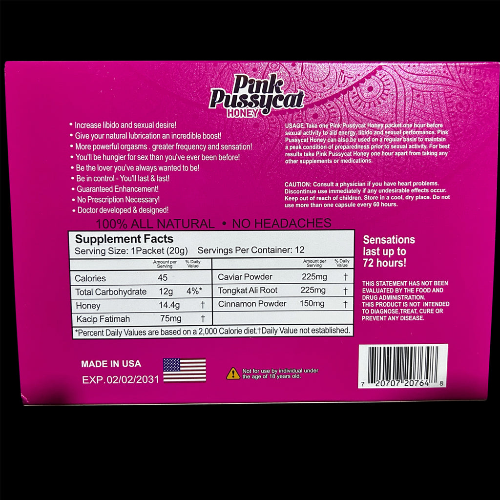 Pink Pussycat Original (12 Sachets)