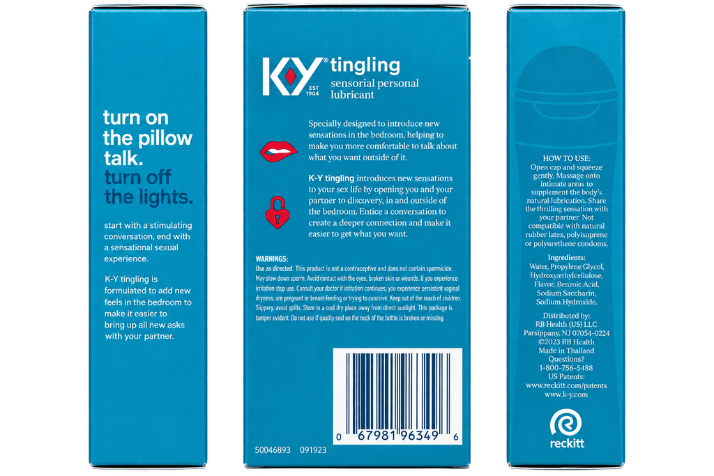 K-Y Tingling Sensorial Personal Lubricant – 50 mL