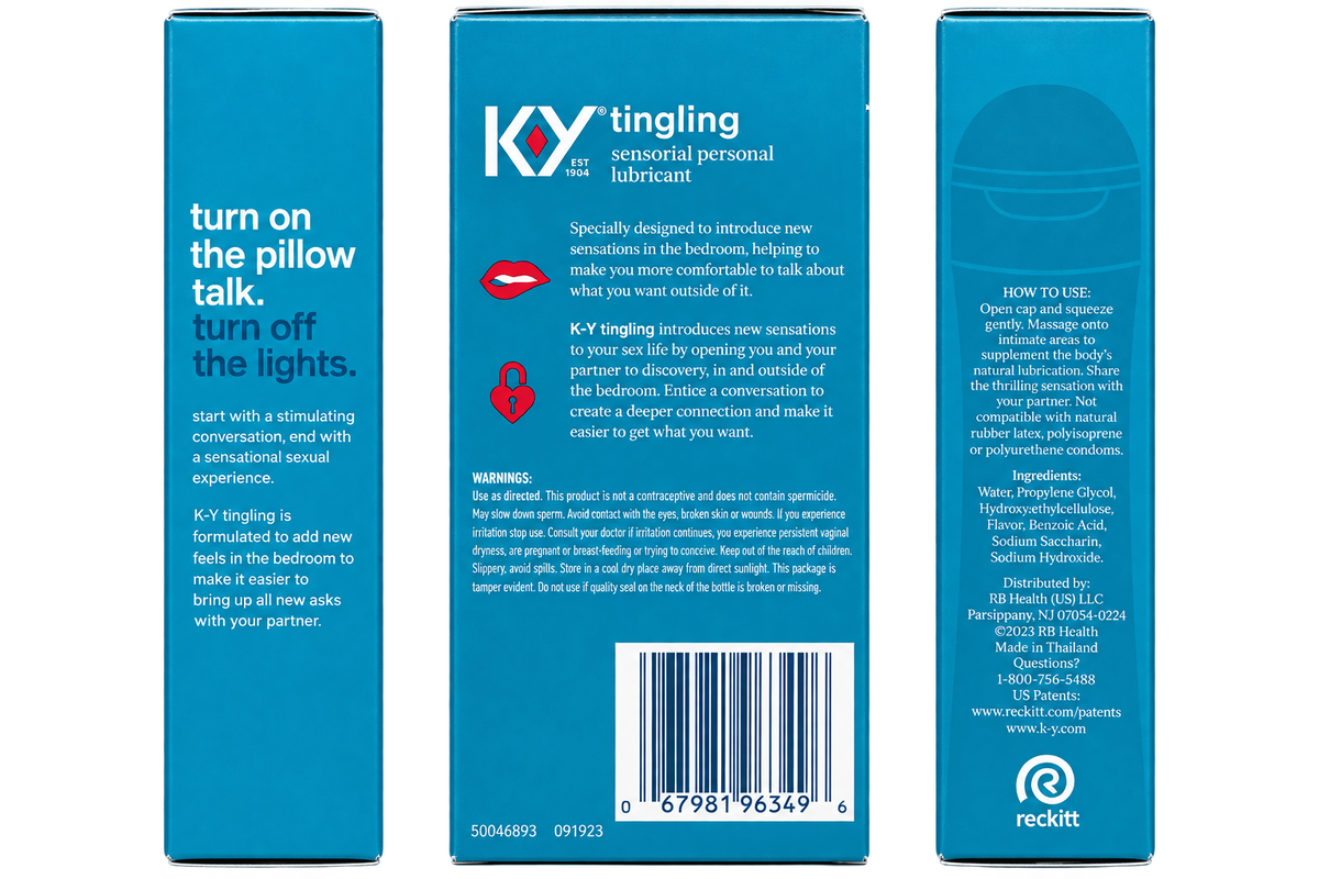 K-Y Tingling Sensorial Personal Lubricant – 50 mL