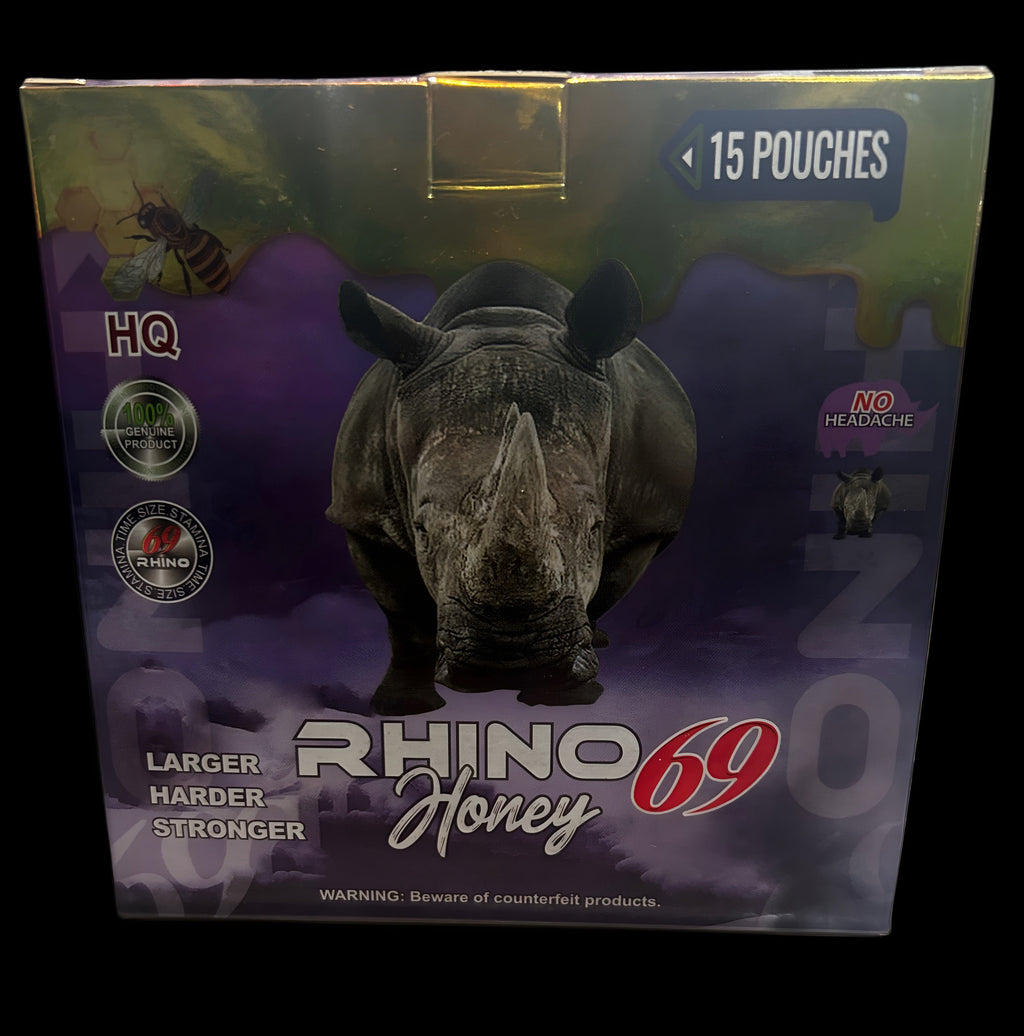 Rhino 69 Honey (15 Pouches)