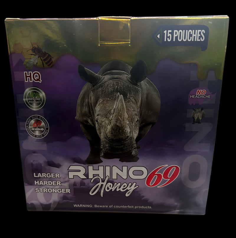 Rhino 69 Honey (15 Pouches)