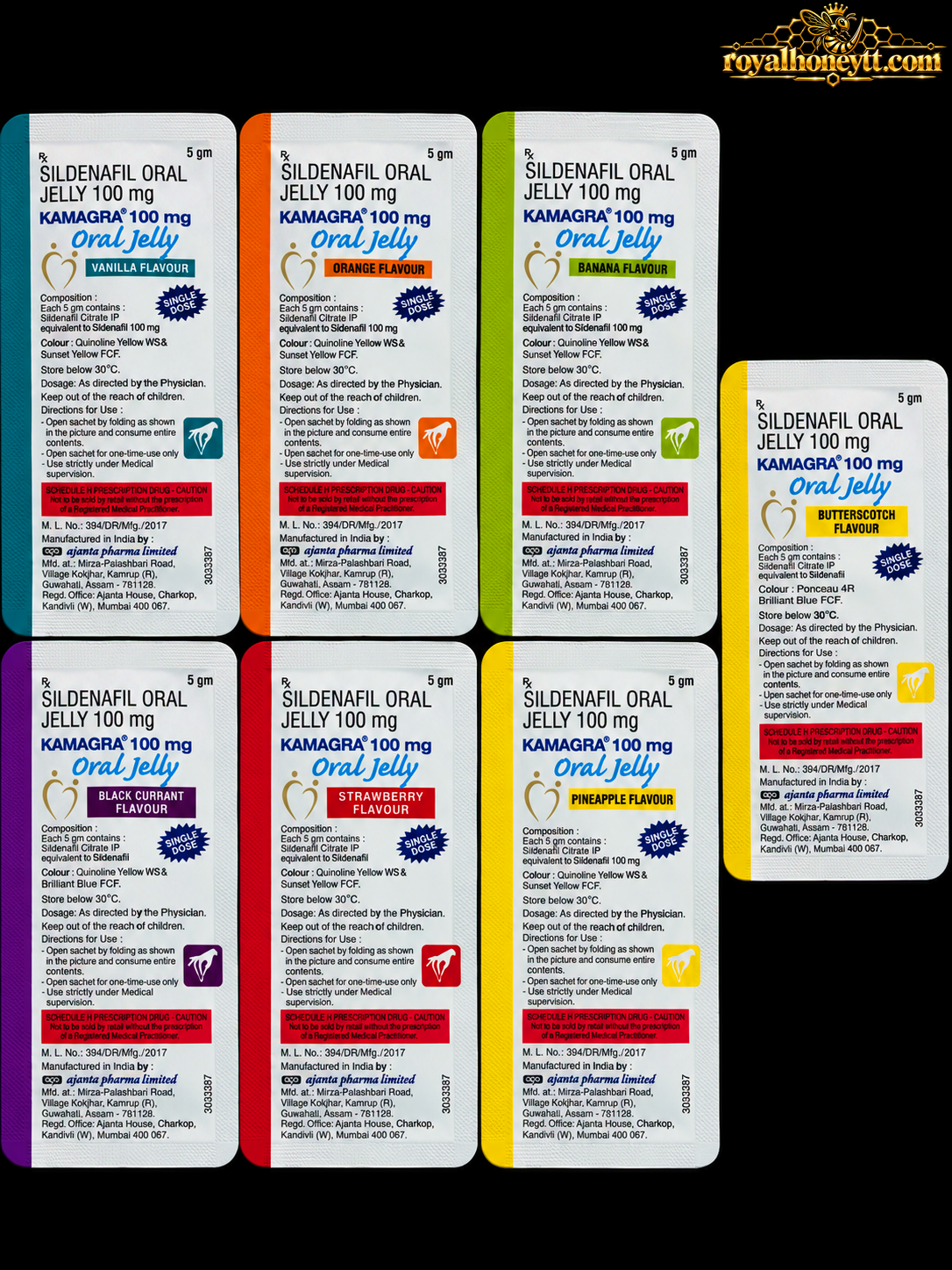 Kamagra Oral Jelly (7 Sachets) v2