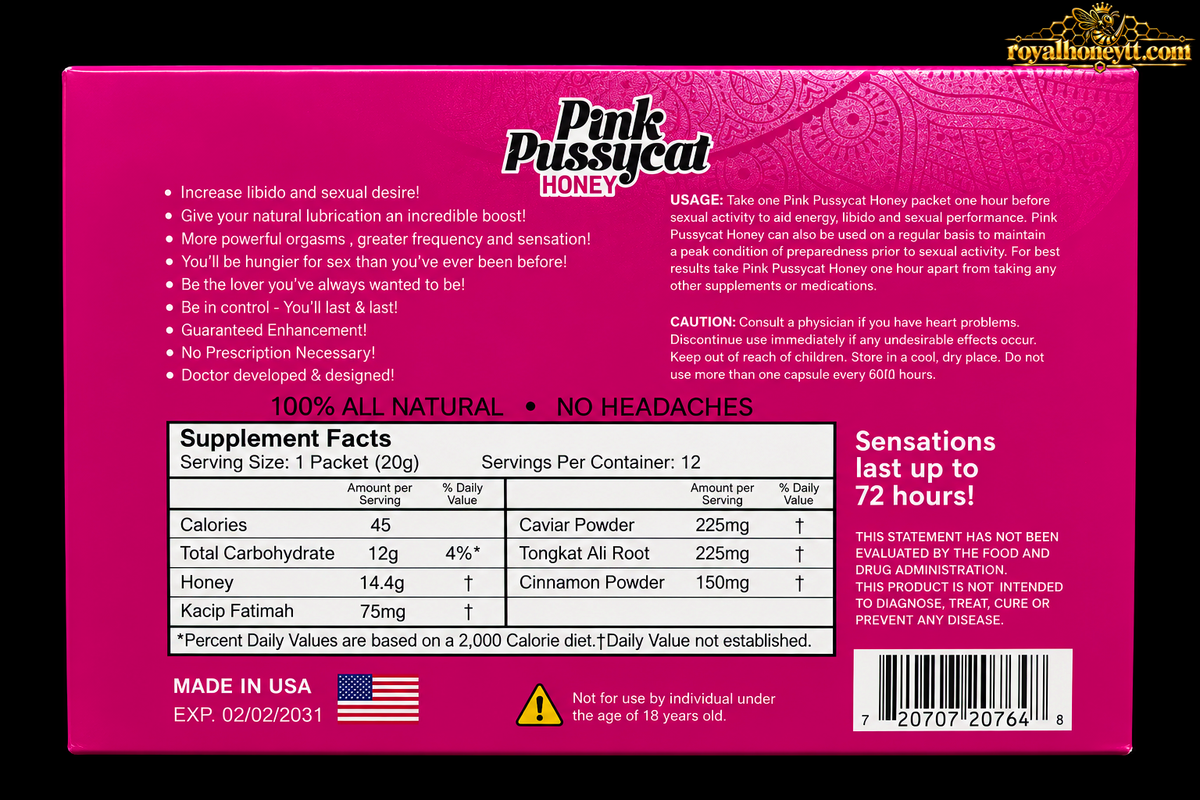 Pink Pussycat Original (12 Sachets)