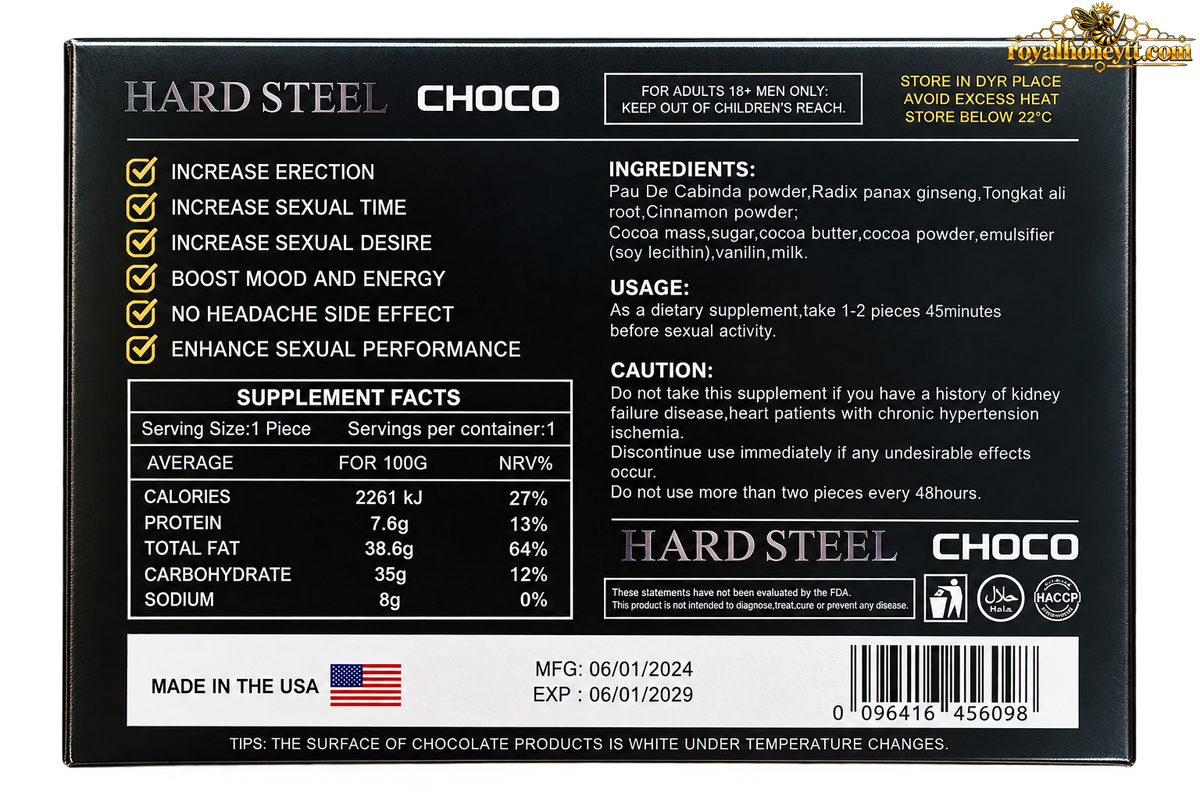 Hard Steel Chocolate (10g x 12)
