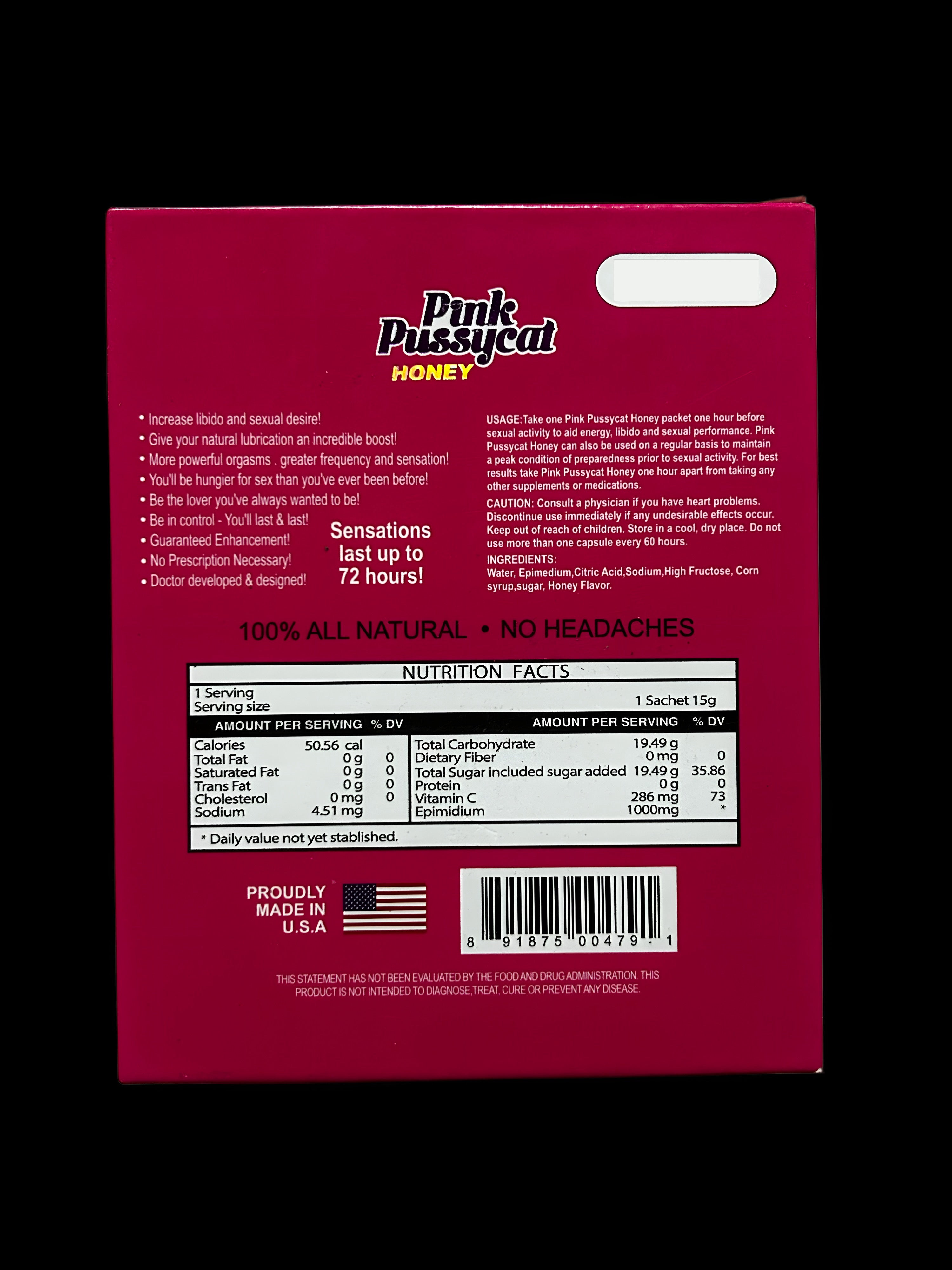 Pink Pussycat Original (12 Sachets)