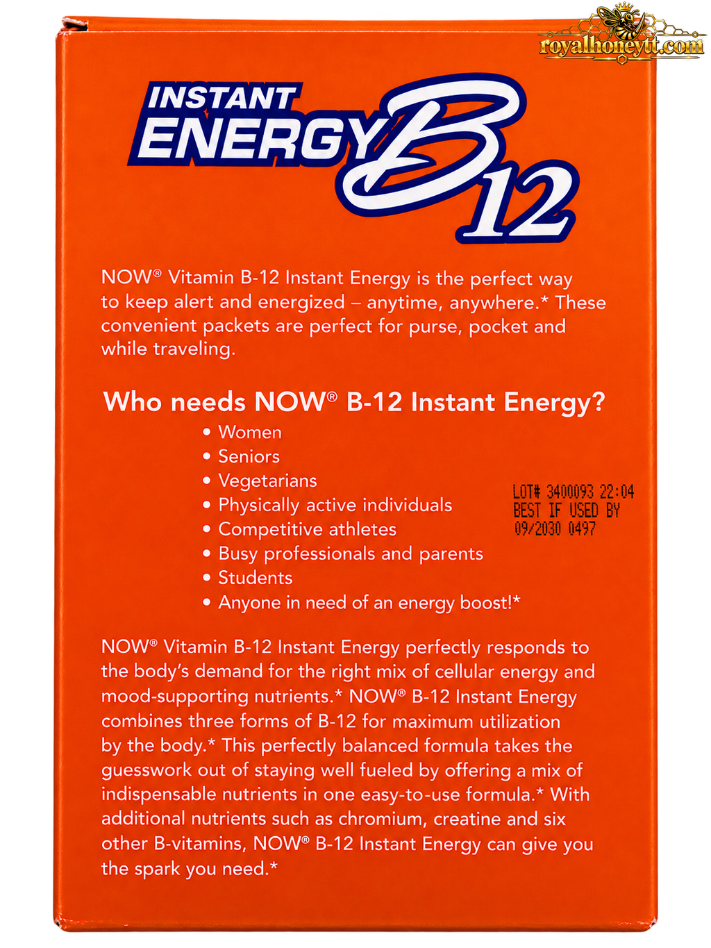 NOW® Vitamin B-12 Instant Energy (75CT)