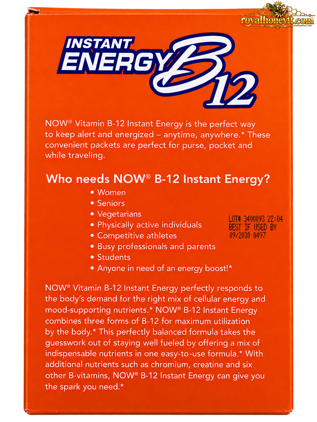 NOW® Vitamin B-12 Instant Energy (75CT)