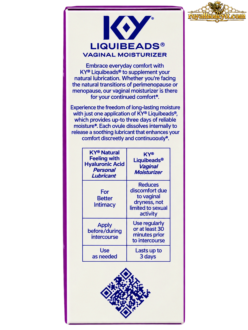 K-Y® Liquibeads® Vaginal Moisturizer (6CT)