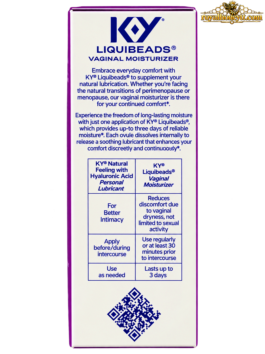 K-Y® Liquibeads® Vaginal Moisturizer (6CT)