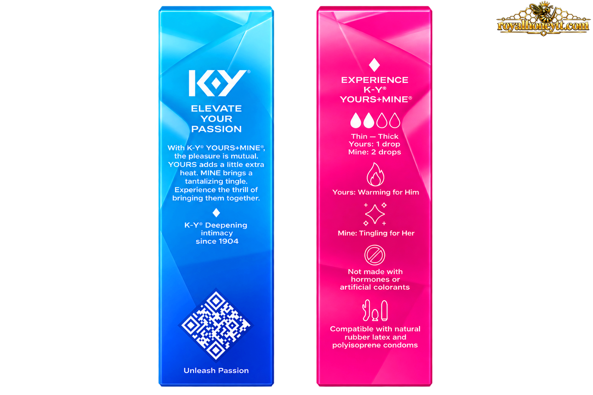 K-Y® Yours+Mine® Couples Lubricants