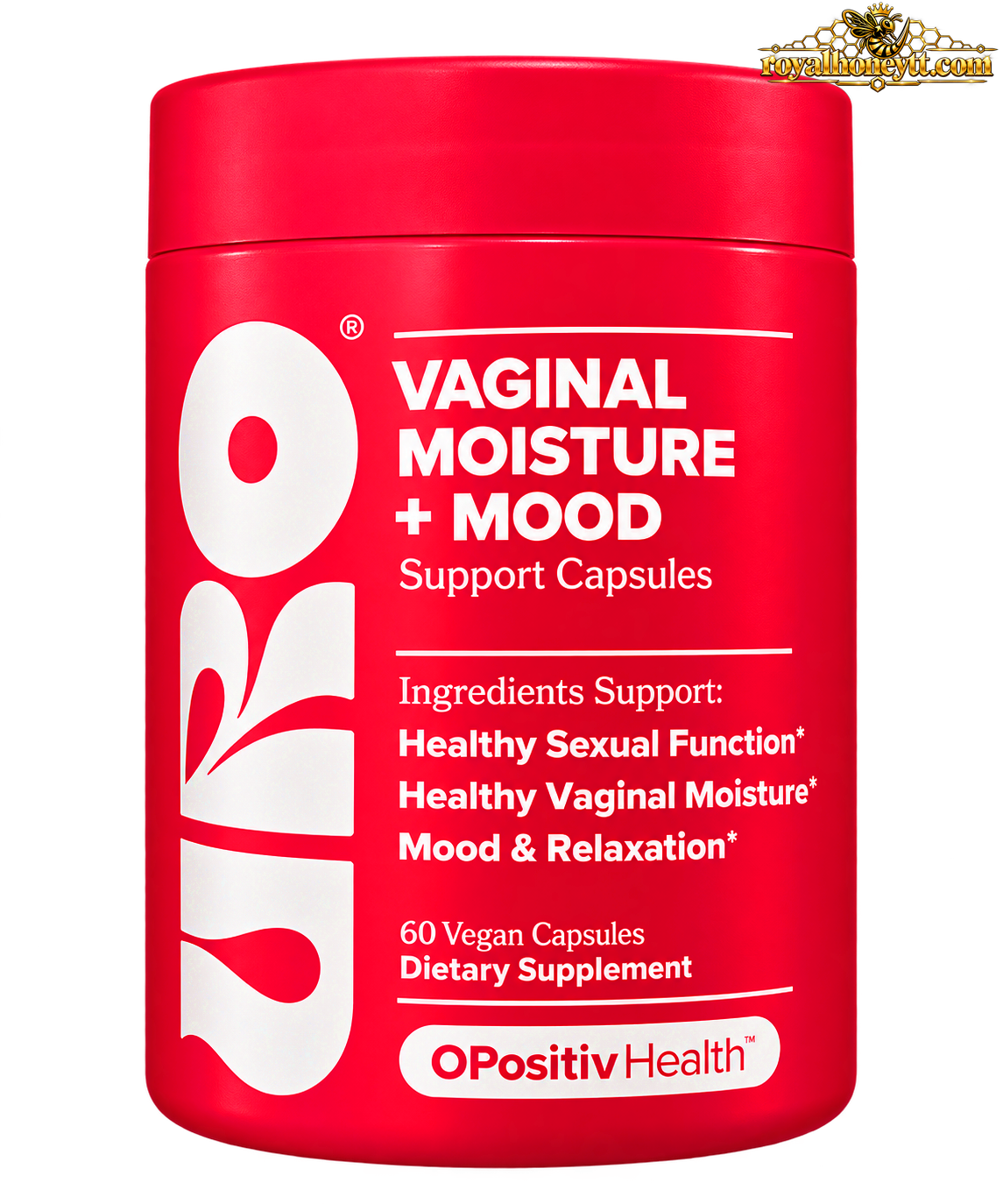 URO Vaginal Moisture + Mood Support Capsules (60CT)